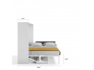 Spazio - Full Size Wall Bed with Desk