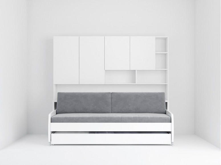 Eco Compact Twin/Twin XL Sofa Bed and Cabinets System