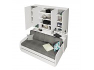 Compact Floating Cabinet and Wardrobe