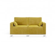 Royal Vertical Queen 2 Seat Sofa