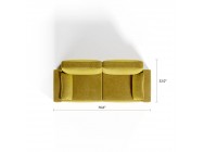 Royal Vertical Queen 2 Seat Sofa